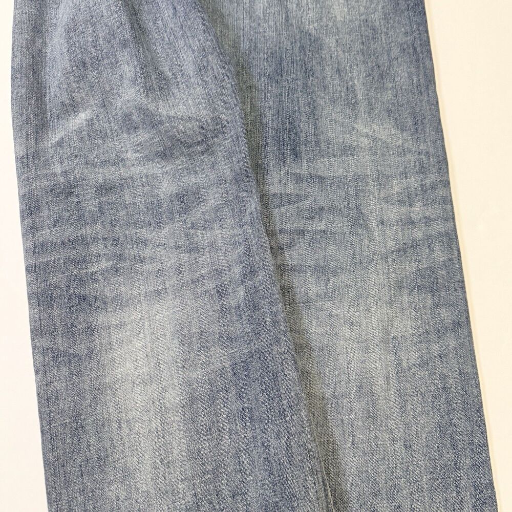 Wrangler Retro Jeans Mens 34X36 Fits 34x34 Blue Slim Boot Bootcut Rodeo Light - Picture 5 of 12